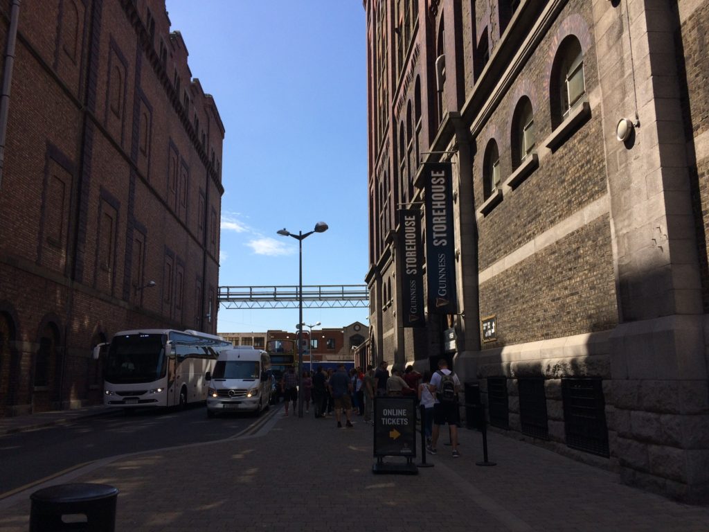 street view of the Guinness Storehouse and Brewery