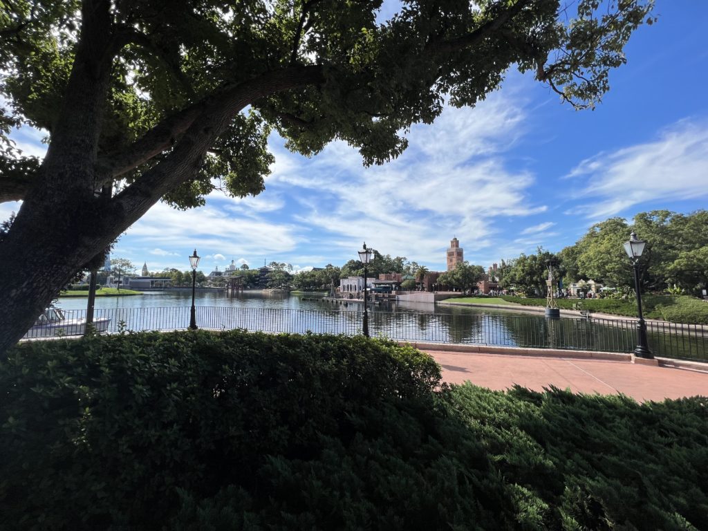 view of epcot, half day at Epcot